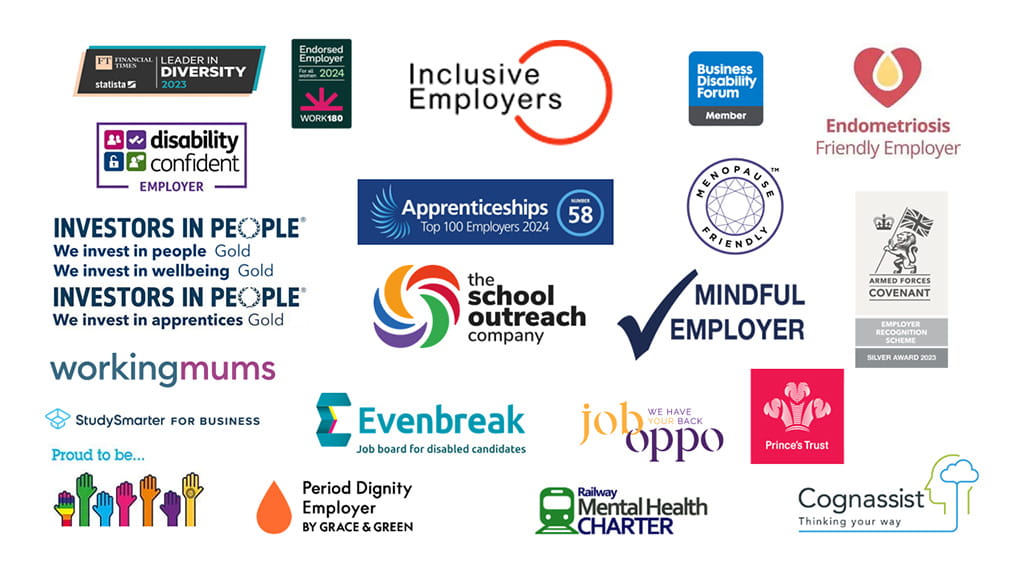 Inclusivity Partnership logos