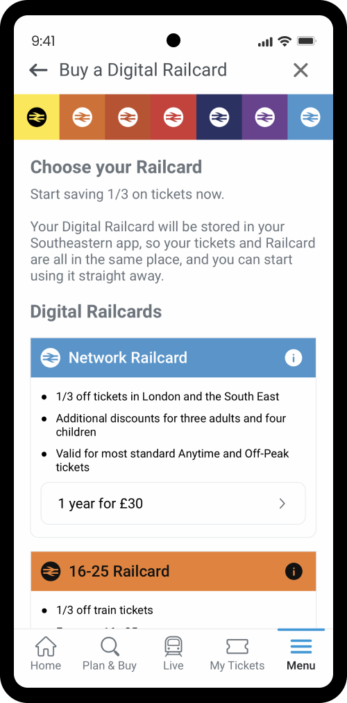 Family Friends Railcard   User Guide Step1 