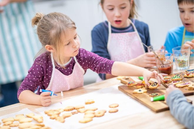 Half Term biscuit decorating